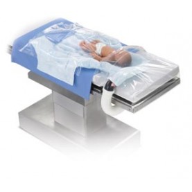 3M Health Care 55501 Model 555 Pediatric Underbody Warming Blanket, Large, 36" x 33" with Drape, 24" x 24", 10/cs (Continental US+HI Only)