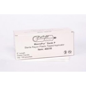AMD-Medicom 4001R Plastic Shaft Collection Swab, 6"L, Sterile, 1/pk, 100 pk/bx, 10 bx/cs