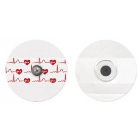 Bio ProTech USA T815-50 Electrode, Cloth, Adult, Round, 55mm, General Purpose, Stress & Holter, 50/pch, 20 pch/bx (24 bx/plt) (091959)