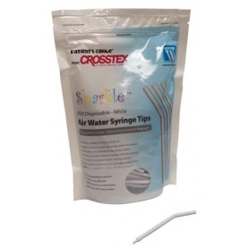 Crosstex International BCSAWSWH Syringe Tips, White, 250/bg