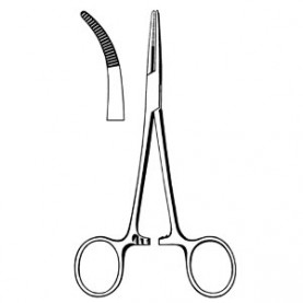 Sklar Instruments 74-3270 Kelly Forceps, Curved, Extra Heavy Jaw, 7" (DROP SHIP ONLY)
