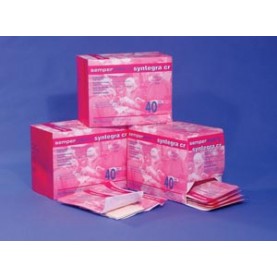 Sempermed USA SCR650 Surgical Glove, Sterile, No Latex, Size 6½, Powder Free (PF), Beaded Cuff, Textured Surface, Hand Specific, 40/bx, 6 bx/cs