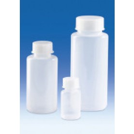 V91989 BrandTech Square,  LDPE 250 mL Bottle, with Polypropylene Screwcap, No Graduations (Pack of 24)