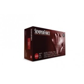 Sempermed USA BKNF103 Exam Glove, Nitrile, Medium, Black, 100/bx, 10 bx/cs