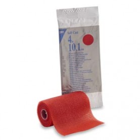 3M Health Care 82104R Soft Casting Tape, Red, 4" x 4 yds, 10/cs (Continental US+HI Only)