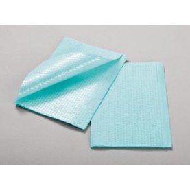 TIDI Products, LLC 9810508 Towel, 3-Ply Tissue & Poly, White, Rib Embossed, 13" x 18", 500/cs