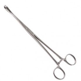 Sklar Instruments 96-2533 Foerster Sponge Forceps, 9-1/2", Straight, Serrated, 25/cs