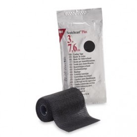 3M Health Care 82003A Plus Casting Tape, 3" x 4 yds, Black, 10/cs (Continental US+HI Only)