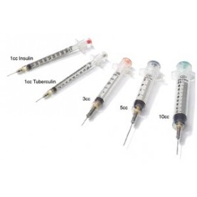 Retractable Technologies, Inc 13021 Safety Syringe with Hypodermic Needle, 3ml, 27G x 1 1/2", 100/bx, 6 bx/cs