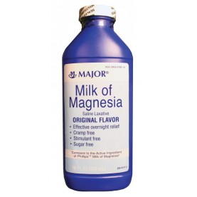 Major Pharmaceuticals 002672 Milk of Magnesia, 16 oz, NDC# 00904-0788-16