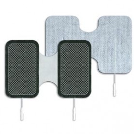Axelgaard ULB355 Wire Electrode, Dual, 3" x 5" 1/pk, 10 pk/bg, 1 bg/cs