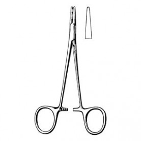 Sklar Instruments 20-1750 Halsey Needle Holder, Smooth, 5" (DROP SHIP ONLY)