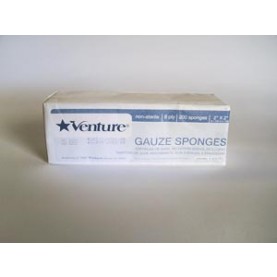 TIDI Products, LLC 908282 Gauze Sponge, 2" x 2", Non-Sterile, 8-Ply, 200/bag, 25 bg/cs