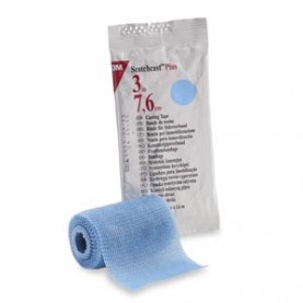 3M Health Care 82003L Plus Casting Tape, 3" x 4 yds, Light Blue, 10/cs (Continental US+HI Only)