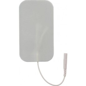 Compass Health EF2035WF2 Compass Electrodes, Reusable, Square, White, Foam, Foil Packaging, 2" x 3.5", 4/pk