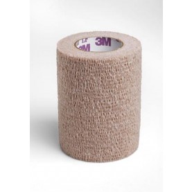 3M Health Care 2083 Self-Adherent Wrap, 3" x 5 yds, Latex Free (LF), Tan, Non-Sterile, 24/cs (Continental US+HI Only)