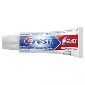 Procter & Gamble Distributing LLC 3700030501 Crest Toothpaste, Cavity Protection, .85 oz, 240/cs (50 cs/plt)
