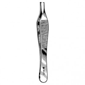 Sklar Instruments 47-2047 Adson Tissue Forceps, Delicate, 1X2 Teeth, 4.75" (DROP SHIP ONLY)