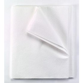 TIDI Products, LLC 980940 Equipment Drape Sheet/ Stretcher Sheet, Tissue/ Poly, 60" x 96", White, 25/cs