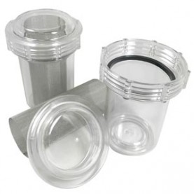 Dukal Corporation UBC-82300 UNIVAC Disposable Vacuum Pump Canisters with Mesh Screen, 3-1/2" W x 4-3/8" H, 8/bx, 6 bx/cs