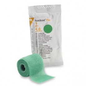 3M Health Care 82002G Plus Casting Tape, 2" x 4 yds, Green, 10/cs (Continental US+HI Only)