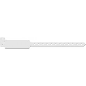 Medical ID Solutions 100 Wristband, Adult/ Pediatric, Write-On Vinyl, Clear, 500/bx