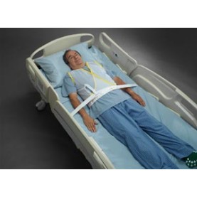 TIDI Products, LLC 3311M Posey Vest Restraint, Criss-Cross Straps, 2-Strap, Mesh, White, Medium (Continental US + HI Only)