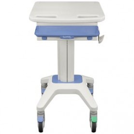 TouchPoint Medical, Inc. TPM-Q-17543-REV2 WorkFlo Cart, Laptop, Non-Powered, Manual Lift, 8 ft Coiled Power Cord (NEMA 5-15P) (DROP SHIP ONLY)