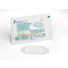 3M Health Care 3582 Transparent Dressing, 2" x 2¾", Pad Size 1" x 1½", 50/bx, 4 bx/cs (Continental US+HI Only)