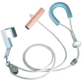 Therapeutic Dimensions, Inc. PZMB Pull-Easy Shoulder Pulley with Grip-Free Hold & Metal Door Bracket (023022)