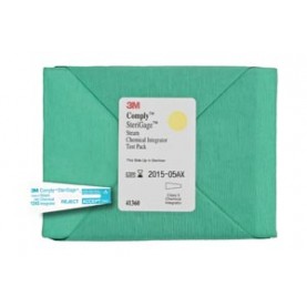 3M Health Care 41360 Integrator Test Pack with Steam Chemical Integrator, 16/bx, 4 bx/cs (Continental US+HI Only)