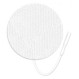 Axelgaard VTX5000 ValuTrode X Electrode, White Fabric Top, 2" Round, 4/pk, 10 pk/bg, 1 bg/cs (090173)
