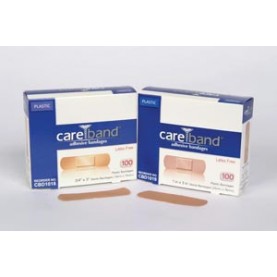 ASO, LLC CBD1018 Plastic Adhesive Strips, ¾" x 3", Latex Free (LF), 100/bx, 12 bx/cs