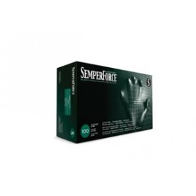 Sempermed USA BKNF102 Exam Glove, Nitrile, Small, Black, 100/bx, 10 bx/cs