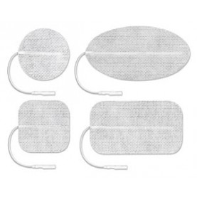 Axelgaard CF7515 ValuTrode Cloth Electrode, White Fabric Top, 3" x 5" Rectangle, 2/pk, 10 pk/bg, 1 bg/cs (090161)