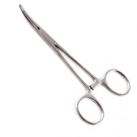 Sklar Instruments 96-2563 Kelly Hemostatic Forceps, 5-1/2", Curved, 25/cs