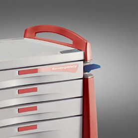 Capsa Healthcare UG-AM10HR-ER Upgrade, Am Handle Right, Emerg Red, Standard Cart (DROP SHIP ONLY)
