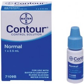 Ascensia Diabetes Care 7109 Contour® Control Solution, Normal, 2.5mL Vial, CLIA Waived (DME-A/M/POC) (Continental US+HI, PR Only)