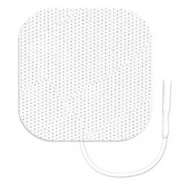 Axelgaard VTX5050 ValuTrode X Electrode, White Fabric Top, 2" x 2" Square, 4/pk, 10 pk/bg, 1 bg/cs (24 cs/plt) (090174)