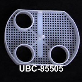 Dukal Corporation UBC-85505 Pelton & Crane Spirit Evacuation Traps, 2-3/4", with white plastic canisters, 144/bx