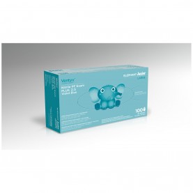 Ventyv 10321110 Glove, Exam, Nitrile, Powder-Free (PF), Textured, Chemotherapy Tested, Violet Blue, Large, 100/bx, 20 bx/cs (Continental US Only)