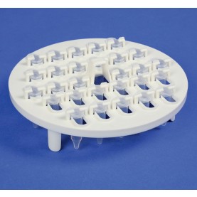 Bel-Art PrepSafe Floating Microtube Rack, 28-Well, 
 Fits 1.5 and 2.0 mL Tubes