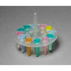 Bel-Art Round Microtube Floating Bubble Rack, 20-Well, Fits 0.5 mL Tubes, For 1000mL Beaker