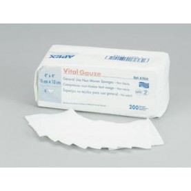 AMD-Medicom A2337 Gauze Sponge, 4" x 4", 4-Ply, Sterile 2s, 50/pk, 24 pk/cs