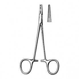 Sklar Instruments 20-1450 Baumgartner Needle Holder, Serrated, 5.25" (DROP SHIP ONLY)