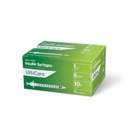 UltiMed, Inc. 9319 Insulin Syringe, 1cc, 30G x 5/16", 100/bx