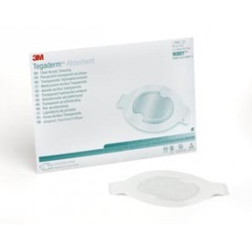3M Health Care 90801 Dressing, Medium Oval, Pad Size 2.4" x 3", Overall Size 4.4" x 5", 10/bx, 4 bx/cs (Continental US+HI Only)