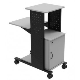 Luxor WPS4C Mobile Presentation Station, 18"W x 34.25"D x 40"H, Cabinet Included, No Electric (DROP SHIP ONLY)