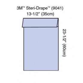 3M Health Care 9041 Steri-Drape Extremity Cover, 13½" x 23½", Absorbent Impervious Material, 50/bx, 4 bx/cs (Continental US+HI Only)