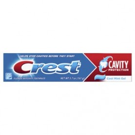Procter & Gamble Distributing LLC 3700051203 Crest Cavity Protection Gel Toothpaste, Cool, Mint, 5.7oz, 24/cs